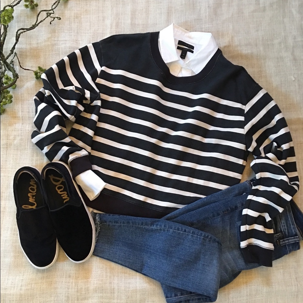 COPY - Jcrew Striped Sweatshirt